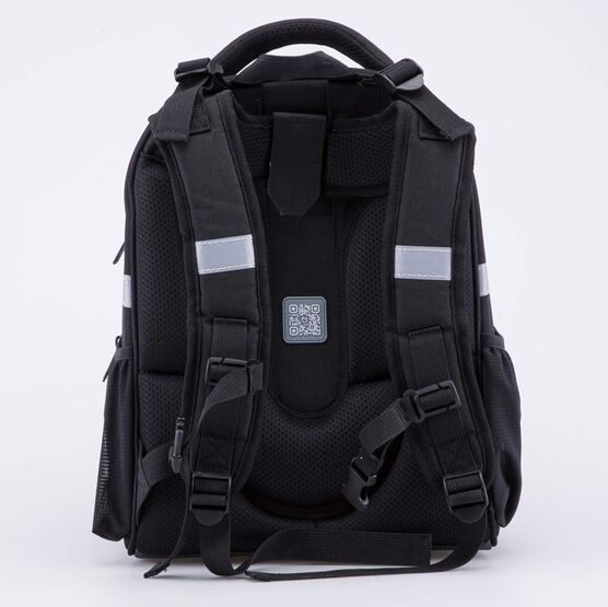 02717334-40 Школьный рюкзак Ти-рекс (11+) КК для мальчики черный + оранжевый фото №3