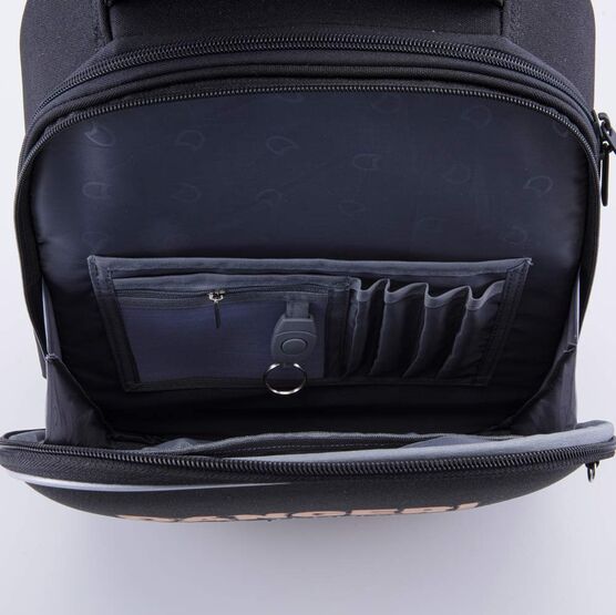 02717334-40 Школьный рюкзак Ти-рекс (11+) КК для мальчики черный + оранжевый фото №5