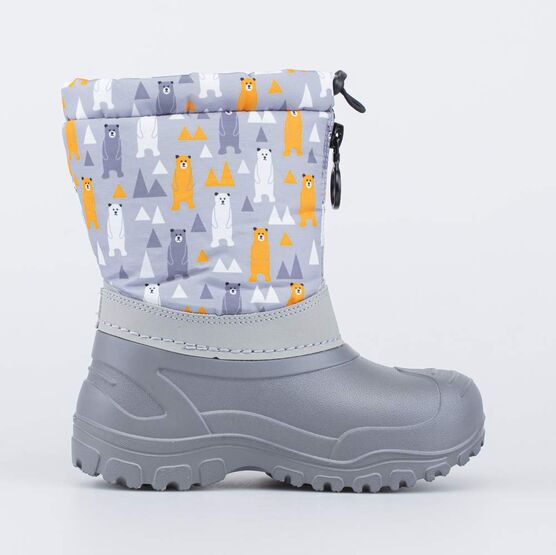 264030-42 Сноубутсы с защитой от снега Три медведя для мальчики серый фото №2