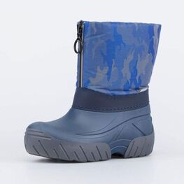 264035-42 Сноубутсы на молнии Камуфляж для мальчики синий
