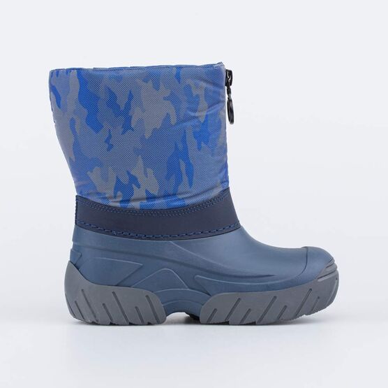 264035-42 Сноубутсы на молнии Камуфляж для мальчики синий фото №2