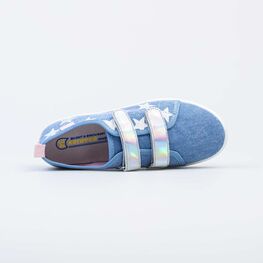 531194-11 Кеды для девочки голубой фото №4