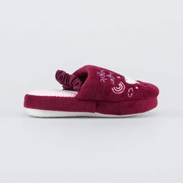 331290-12 Домашние тапочки Единорог Супергерой для девочки бордовый фото №2