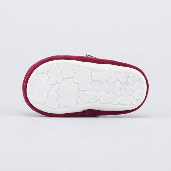 331290-12 Домашние тапочки Единорог Супергерой для девочки бордовый фото №3