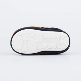 331291-11 Домашние тапочки с задником Футбольный мяч для мальчики черный+оранжевый фото №3