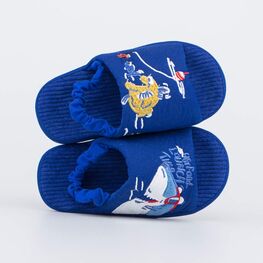 331293-11 Домашние тапочки Веселая рыбалка для мальчики синий фото №4