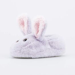 331305-11 Пушистые тапочки Маленький зайка для девочки сиреневый