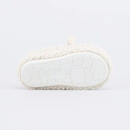 331306-11 Пушистые тапочки Белый Мишка для мальчики бежевый фото №3