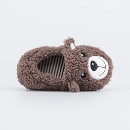 331306-12 Пушистые тапочки Бурый Мишка для мальчики коричнев. фото №4