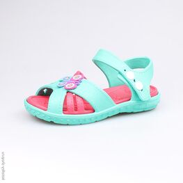 325033-01 Пляжная обувь бирюзовая для девочки бирюзовый