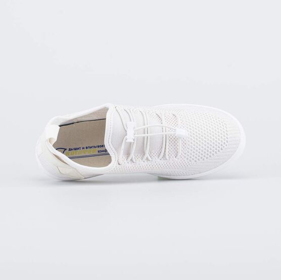 531330-11 Бежевые текстильные кеды для девочки для девочки бежевый фото №4