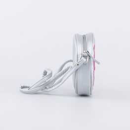 02802213-40 Cумка детская Пончик серебристый для девочки роз-сер фото №2