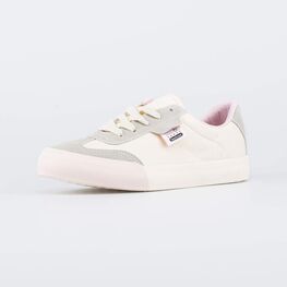 734035-11 Кеды из хлопка для девочки бежевый