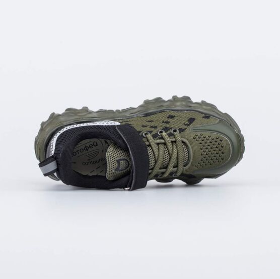 644388-12 Кроссовки для мальчики оливковый фото №4