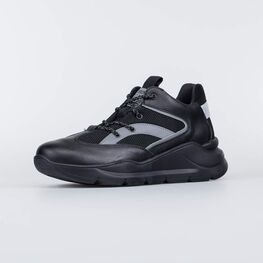 744195-11 Кроссовки для мальчики чер-сер