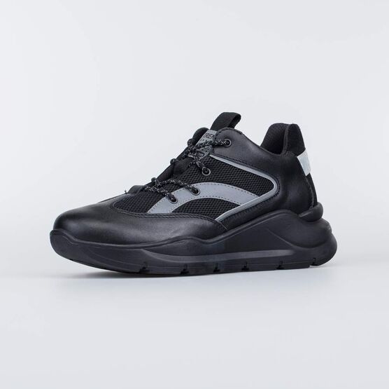 744195-11 Кроссовки для мальчики чер-сер