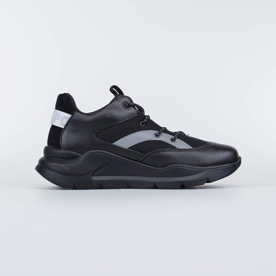 744195-11 Кроссовки для мальчики чер-сер фото №2