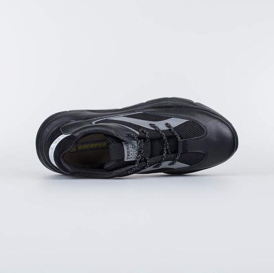 744195-11 Кроссовки для мальчики чер-сер фото №4