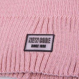 07811923-41 Комплект шапка+снуд детский розовый для девочки розовый фото №3