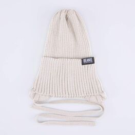 07811903-43 Шапка детская бежевый для девочки бежевый фото №4