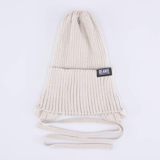 07811903-43 Шапка детская бежевый для девочки бежевый фото №4