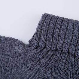 07712129-41 Манишка из шерсти мериноса темно-серый для мальчики темно-серый фото №2