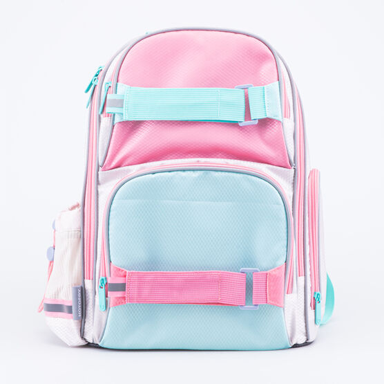 02804295-41 Набор рюкзак+мешок для обуви+пенал для девочки разноцветный фото №2