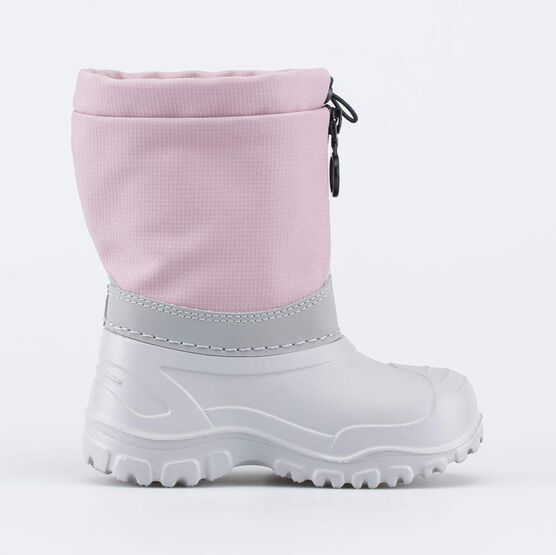 464109-41 Сноубутсы с вкладным чулком 1936 для девочки серый + розовый фото №2