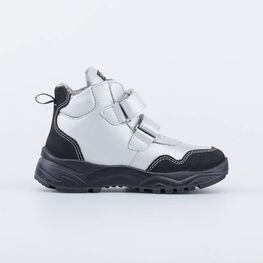 352323-36 Демисезонные ботинки на липучках Стиль серебристый для девочки серебристый фото №2