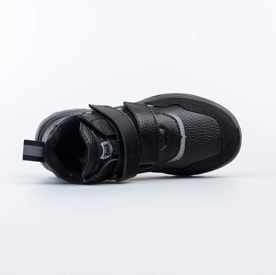 752199-33 Демисезонные ботинки на липучках Стиль черный для мальчики черный фото №4