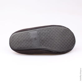 631070-11 Тапочки черные для мальчики черный фото №3