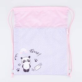 02808185-20 Мешок для сменной обуви сиреневый для девочки сиреневый