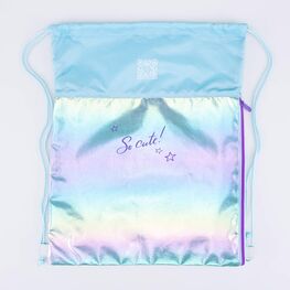 02808186-20 Мешок для сменной обуви цветной для девочки разноцветный