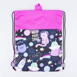 02808191-20 Мешок для сменной обуви цветной для девочки разноцветный