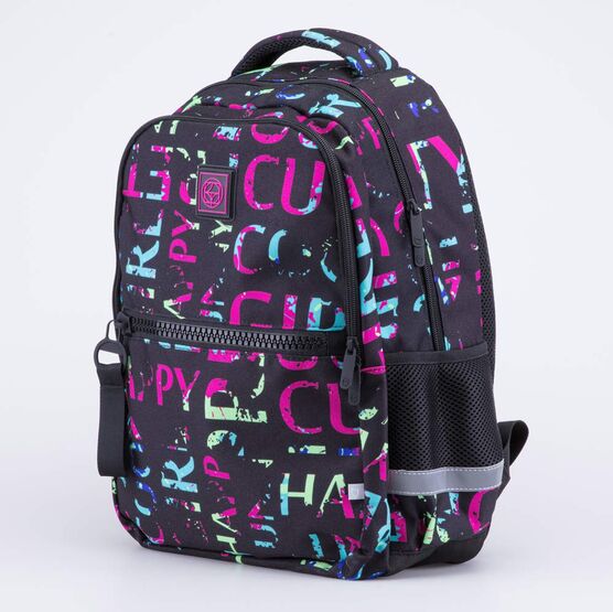 02804355-40 Рюкзак школьный для девочки для девочки черный фото №2