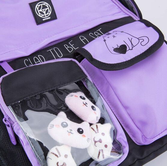 02804361-40 Рюкзак школьный CAT для девочки черный фото №5