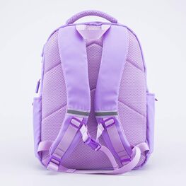 02804364-40 Рюкзак школьный Помпончики фиолетовый для девочки фиолетовый фото №3