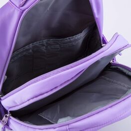02804364-40 Рюкзак школьный Помпончики фиолетовый для девочки фиолетовый фото №4