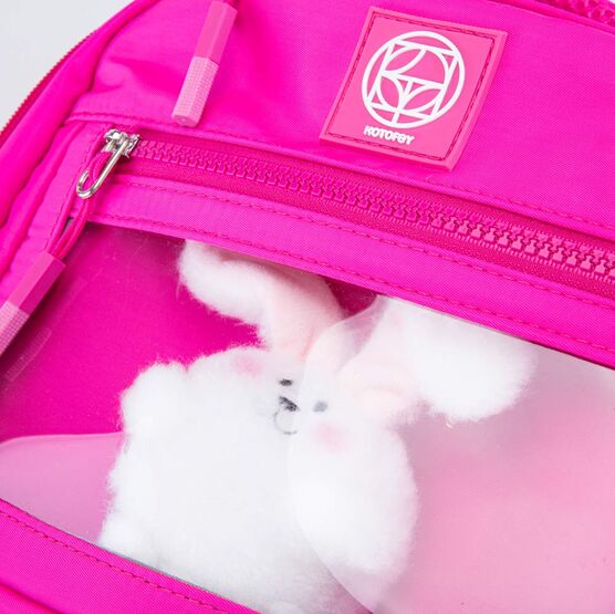 02804375-40 Рюкзак школьный фуксия Морковка для девочки фуксия фото №5