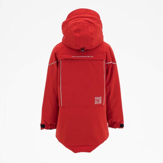 07757029-40 Зимняя куртка-парка красный для мальчики красный фото №3