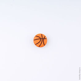 03014003-40 Украшение для обуви Мяч баскетбольный для мальчики оранжевый