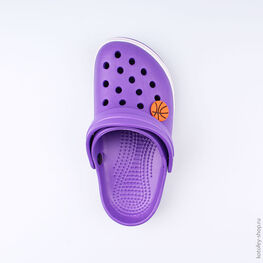 03014003-40 Украшение для обуви Мяч баскетбольный для мальчики оранжевый фото №2