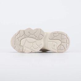 644498-11 Бежевые кроссовки с системой быстрой шнуровки для девочки бежевый фото №3