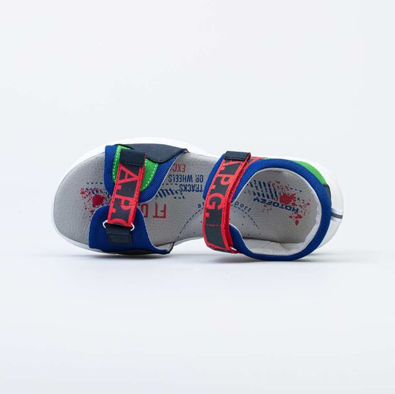 524078-22 Сандалии для мальчики син-кра фото №4