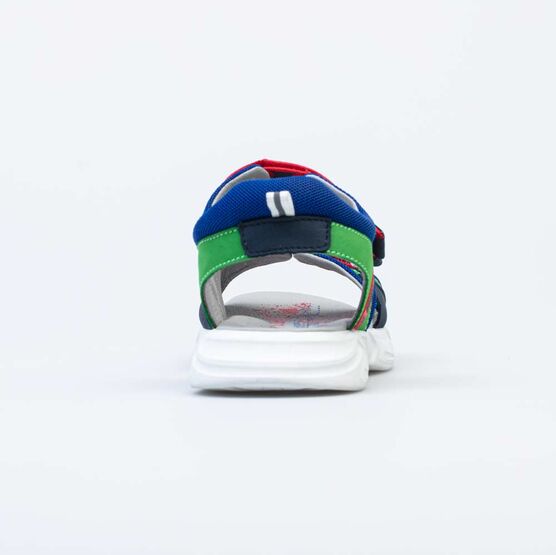 524078-22 Сандалии для мальчики син-кра фото №5