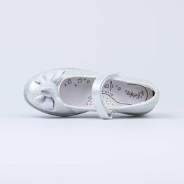 533050-22 Нарядные туфли для девочки серебрист. фото №4