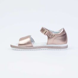 522149-22 Босоножки для девочки кожаные для девочки бронзовый фото №2