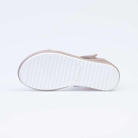 522149-22 Босоножки для девочки кожаные для девочки бронзовый фото №3