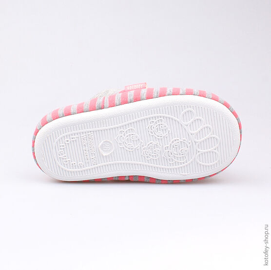 331032-11 Тапочки розовые для девочки розовый фото №3