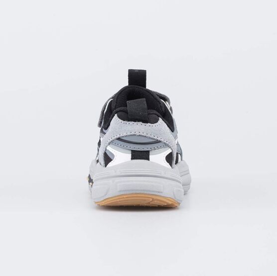 344517-12 Серые кроссовки с LED и Softshell для мальчики черный,серый фото №5